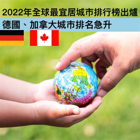 我們居住的地方|2022「全球最適合居住城市」排行榜出爐！